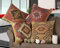 Chouhan Rugs 4 Stück handgewebte Jute-Kelim-Kissenbezüge, indische Vintage-Kissen, 45,7 x 45,7 cm, Boho-Kissenbezüge (Muster 2)
