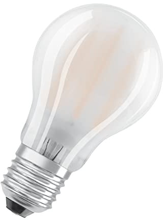 OSRAM LED lamp, Base: E27, Cool White, 4000 K, 7 W, Replacement for 60 W Incandescent Bulb, Frosted, LED Retrofit Classic A [Energy Efficiency Class A++]