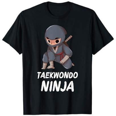Taekwondo Ninja Boy Funny Martial Arts Sports T-Shirt