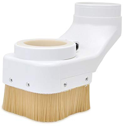 Daedalus NL330 Pattini Antipolvere CNC, Pulitore per Copri Pattini Antipolvere Mandrino per Router CNC 80 mm Utensile per Incisione Fresatrice Motore Mandrino,Bianco