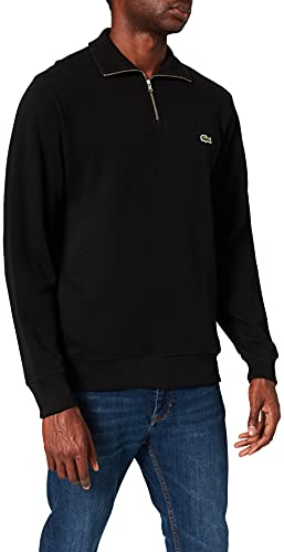 Lacoste Herren SH1927 Sweatshirt, Noir, L