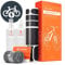 Luxshield E Bike Lackschutzfolie für eBike, Pedelec, Elektro fahrrad, E-Bike, MTB etc. - 21-teiliges Rahmen-Set gegen Steinschlag - Carbon Optik & selbstklebend