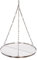Grillrost 50 cm Edelstahl für Schwenkgrill 3 Bein BBQ Grill Rost mit Kette 14 mm Stababstand