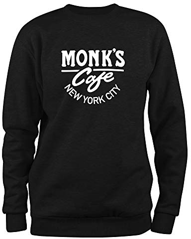 STYLETEX23 Sweatshirt Monk's Cafe Seinfeld Logo, schwarz XXL