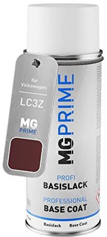 MG PRIME Autolack Spraydose für Volkswagen VW LC3Z / C3Z / U7 Terracotta Perlcolor/Terra-Cotta Red Pearl Basislack Sprühdose 400ml