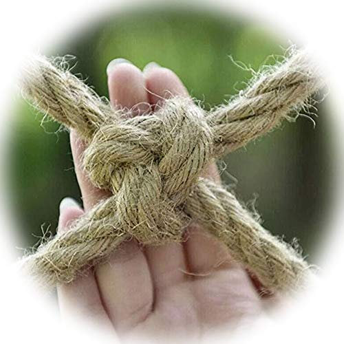Decor Net Fishing Net Decor ，Climbing Net Trellis Netting For Climbing Plants Safety Fence Multifunctional Hemp Rope Mesh (Color : BEIGE-20CM, Size : 3X6M)