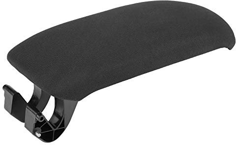 Ymiko Cubierta del reposabrazos Cubierta de la Tapa del reposabrazos de la Consola Central de Cuero Negro del Coche Compatible con A3 8P / 2003-2013 8P0864245P (Cloth)