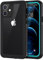 Lanhiem Case Compatible with iPhone 12, IP68 Waterproof Dustproof Shockproof Cases with Built-in Screen Protector, Full Body Sealed Protective Front and Back Cover for iPhone 12-6.1 inch (Blue)