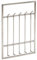 FineBuy Wandgarderobe Metall Silber 60x100x7,5 cm Design Flurgarderobe Stahl, Hakenleiste Wandpaneel, Garderobe Wand, Garderobenleiste Flur