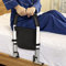 Hlieeosfcn Bettgitter Rausfallschutz für Erwachsene,Rostfreier Stahl Safety Bed Rail Sichere Bettgitter,Bettgeländer Rausfall Schutz, Sicherheit Bettgeländer Für Ältere Schwangere&Behinderte
