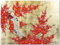 Tableau en Bois Laqué Peint, Fleur de Cerisier, Fait Main, L40xH30cm - Peinture Mural de Décoration, Style Asiatique - Artisanat du Vietnam (S44-7031)