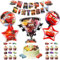 Luftballons Set, 23 PCS Kindergeburtstag Party Dekoration, Geburtstag Luftballons, Cupcake Toppers, Happy Birthday Banner für Kinder Geburtstag Party Dekoration