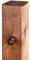 HaGa® - 10 postes de madera de pino robustos en color marrón - Tamaño 100 cm - 7 cm x 7 cm Impregnados para una mayor durabilidad - Cepillados y biselados para un aspecto profesional