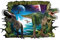 Dinosaurier Motive 3D Wandtattoos, 3D Wandsticker Kinderzimmer Dinosaurier Wandtattoo, für Kinder Schlafzimmer Jungen Mädchen (WL004)