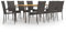 Yolola Poly Rattan Gartenmöbel Set für 8 Personen - Gartengarnitur Sitzgruppe Sitzgarnitur Sitzgruppe Gartenaus Stapelstühlen & Esstisch - Sitzgruppe - Braun
