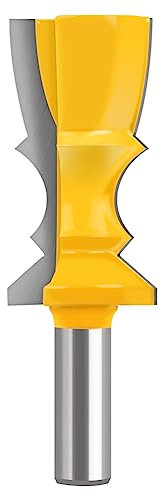 WAHRE 1 pz 12mm/12.7mm Shank Carbide Molding Router Bit Rifilatura Fresa for Legno Linea Cutter Special Molding Bit Lavorazione del Legno Router Bit (Size : 12mm Shank)