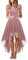 Robe en Dentelle pour Femme Soirée Cocktail Bal High Low Jupe Asymétrique en de sans Manche Robe pour Mariage avec Ceinture obe De Soiree Grande Taille Club Dress Chic Et Glamour Robes