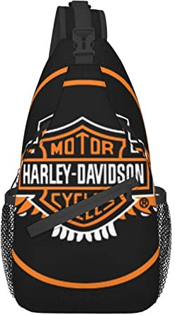 Harley Davidson Sling Bag Cross Body Bag Small Chest Bag per donne e uomini, Foto