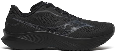 Saucony Men's Kinvara 15 Sneaker, Black/Black/Black, 11 UK
