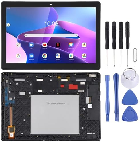 Schermo LCD OEM per Lenovo Tab M10 HD TB-X505L TB-X505 TB-X505F Digitizer Full Assembly con telaio (nero) parte di riparazione