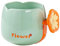 Peakpet Blumentasse 330ml Keramik Kaffeebecher mit Blumenfrom Griff Milchbecher Teetasse Kaffeetasse Geschenkidee für Damen Kollegin Mutter Freundin Geburtstag Valentinstag (Grün)