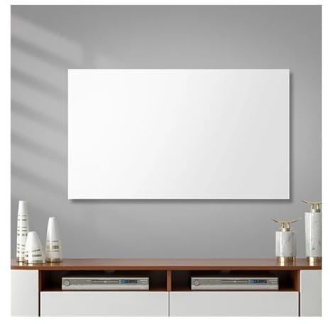 Tv Abdeckung TV-Staubschutz, elastisch, All-Inclusive-Abdeckung, 55 Zoll, 65 Zoll, luxuriös, schlicht, einfarbig (Color : White, Size : 80-85 inches)