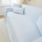 Bishilin Sofabezug 3 Sitzer für Sommer, Sofaüberwurf rutschfest Blau 200x300CM Couchbezug Eckcouch Universal