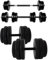A2Z SPORT® 2 in 1 Kurzhanteln 2er Set 20kg / 30kg / 40kg / 50kg Verstellbare Hanteln & Langhantel Set - Gewichte Hantel Set Kurzhantel Dumbbell Set mit Verbindungsrohr für Krafttraining