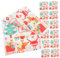 COLLBATH 40St Lebensmittelpapier frittieren Weihnachtspapier Pergamentpapier mit Weihnachtsmotiv mutfak aksesuarları kücjen zubehör weihnachtsdeko frittiertes lebensmittelverpackungspapier