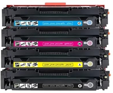 CbErFVK Kompatibel mit Toner -Patrone M254 M254NW M254DW M280NW M281FDW M281FDN 202A CF500 CF501A CF503A(1Set 4PCS)