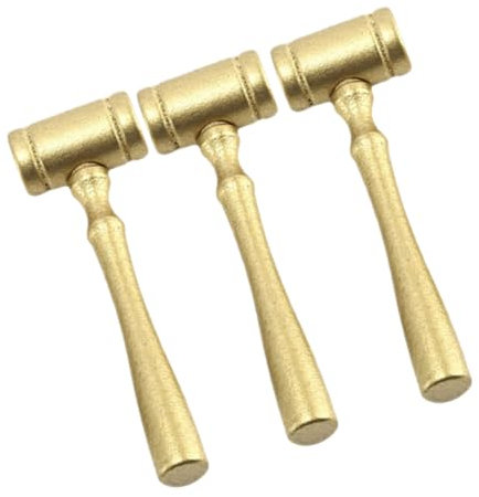 FUNNETOYU 3stücke Holzrichterhammer Spielzeug Für Holzhammer Für Kostüme Und Rollenspiele Leicht Langlebig Und Sicher Für Kreative Spielstunden Und Partys