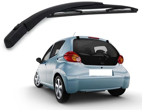 ZDDYUU Heckscheibenwischer-Set für Toyota AYGO 2005-2013, Wischerblätter Wischerarm Komplettset für Heckscheibenwischer