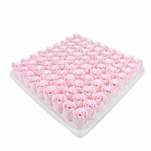 MINHADISI 81 rose di sapone sfumate da 3,5 cm, profumate fatte a mano, bouquet di rose artificiali di lunga durata, per San Valentino, festa della mamma, regali di nozze e decorazioni per la casa (E)