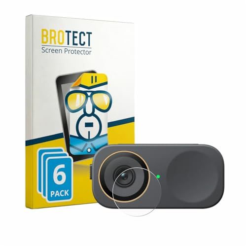 BROTECT 6 Stück Schutzfolie für Insta360 Link 2C Pro (Linse) Displayschutz Folie Made in Germany, Ultra-Klar