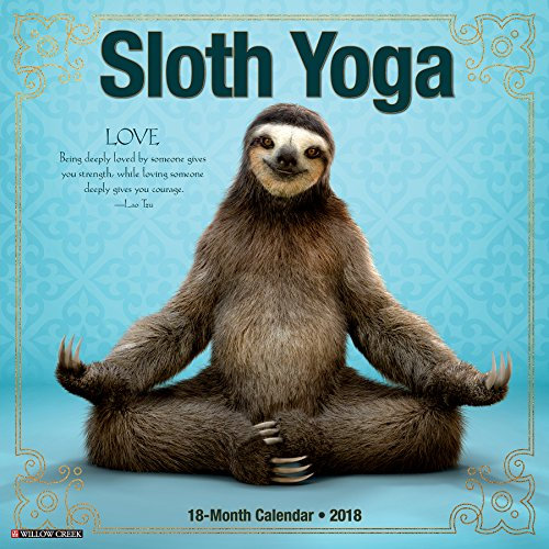 Sloth Yoga 2018 Calendar