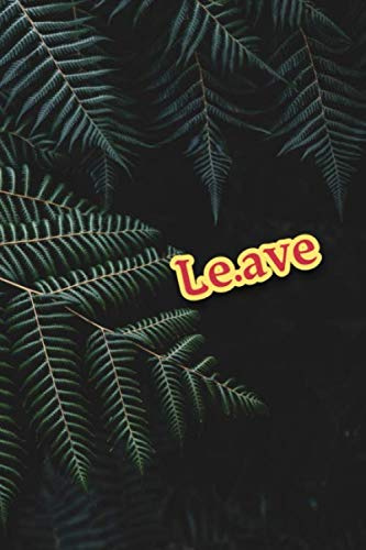 Le.ave: Growth Notebook