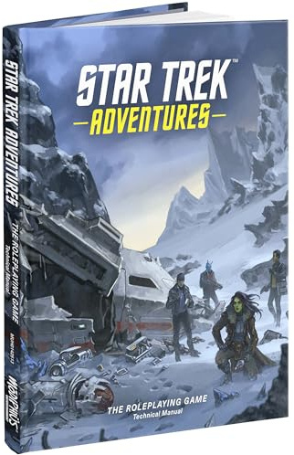 Star Trek Adventures Second Edition Technical Manual | Detaillierte Rollenspiel-Ergänzung für Sternenflottenausrüstung, Waffen, Medizintechnik und Raumschiffsysteme mit 20