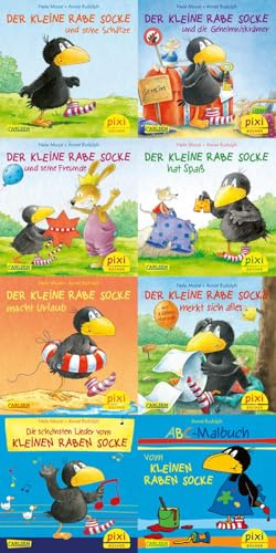Pixi-Box 193: Der kleine Rabe Socke (8x8 Exemplare) (193)
