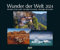 Wunder der Welt 2024: Großer Wandkalender über die Landschaft und Wahrzeichen der Erde. PhotoArt Kalender mit edlem schwarzem Hintergrund. 55 x 45,5 cm