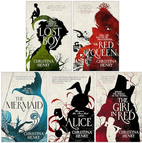 Christina Henry Chronicles of Alice 5 Books Collection Set - Lost Boy, Red Queen, The Mermaid, Alice, Girl in Red