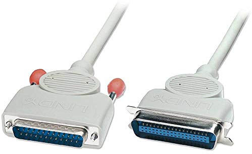 LINDY 31304 Druckerkabel 25 pol. Sub-D Stecker an 36 pol. Centronics Stecker vergossen 2m