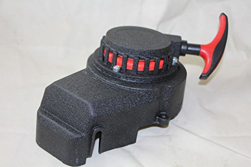 Nitro Motors Seilzugstarter für 49cc Easy ALU ROT mit Soft Touch Seilzug Starter Pullstarter für Pocketbike Dirtbike Crossbike Aluminium Mini ATV Quad