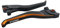 Bremshebel Set Stage6 CNC Dual Color Yamaha Aerox / MBK Nitro Schwarz-Orange