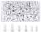 Litorange 250 PCS Power Cable Closed End Crimp Terminals Nylon Wire Cap,22-16/16-14/12-10 AWG Gauge Terminal Connectors Assortment Kit
