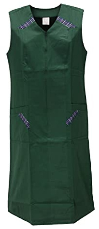 Reißverschlusskittel RV Kittel Hauskleid Schürze Kochschürze