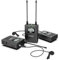 SYNCO Lavalier Mikrofon System Kamera UHF 96-Kanäle Wireless Dual Kabellos Funkmikrofon Set Ansteckmikrofon bis zu 120m Echtzeit-Überwachung für Interview DV DSLR Canon Sony Nikon Panasonic WMic-T2