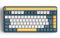 iQunix A80 EXPLORER Mechanical Keyboard (UK LAYOUT), TKL Wireless 2.4GHz/Bluetooth 5.0/Wired Type-C Gaming Keyboard with 84 Keys, Tilted F-Row PBT Keycaps Hot-Swappable Cherry MX Reds, for PC/macOS