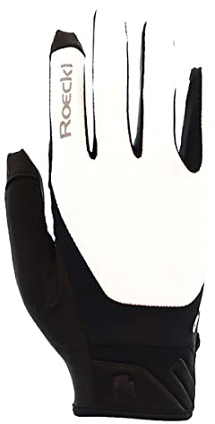 Roeckl Mori 2 Fahrrad Handschuhe lang weiß/schwarz 2026
