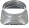 DAZZLEEX Tubo de Escape Cuadrado, Brida Tubo de Metal Brida Tubo de Ventilación Conector de Tubo Conducto de Salida de Aire para de Ventilación de Refrigeración de Calefacción (200 mm)
