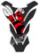 Paraserbatoio Tank Pad Adesivo Resinato 3D Protezione Serbatoio compatibile con moto HONDA HORNET rosso (PHA001R)